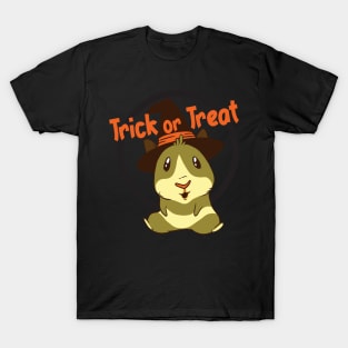 Hamster Witch Halloween Trick or Treat T-Shirt